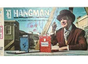 Vintage 1976 Milton Bradley Hangman Board Game with Vincent Price Cover